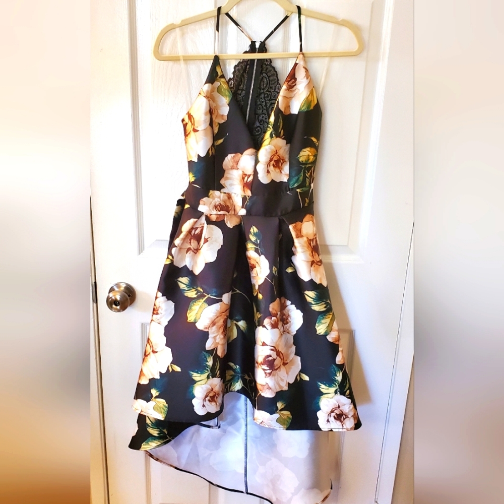 Love Culture Black Floral Dress